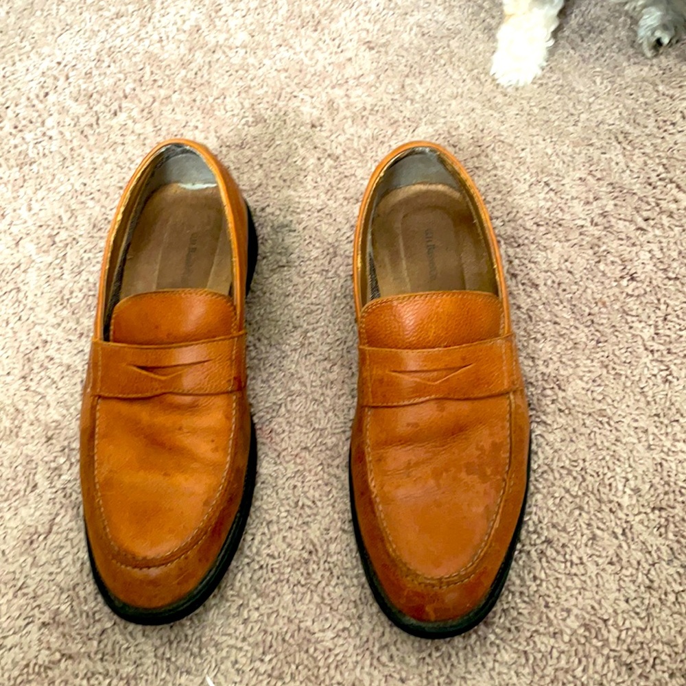 GH Bass leather penny loafers